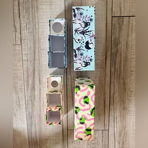 Maria Nila Printed Jewelry Organizer Box — Mint & Pink Patterned Set